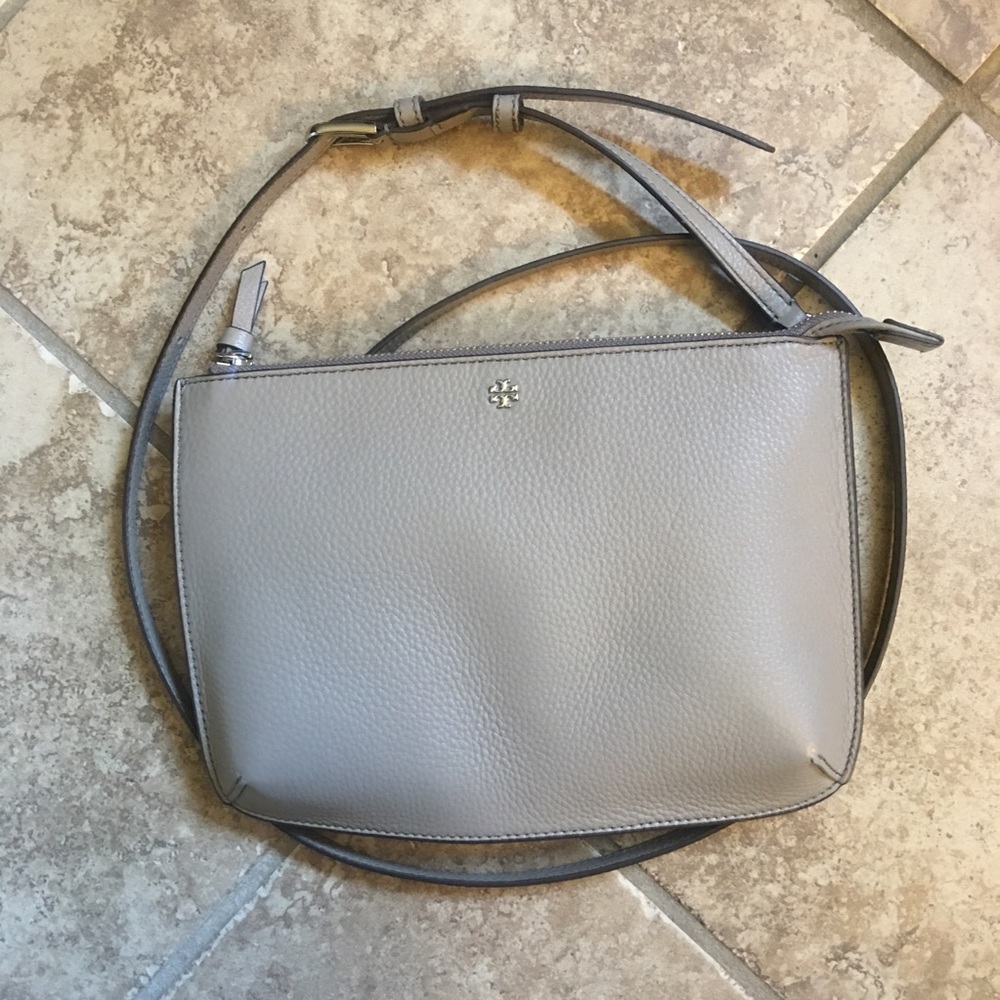 Tory Burch Tassel Crossbody in French Grey